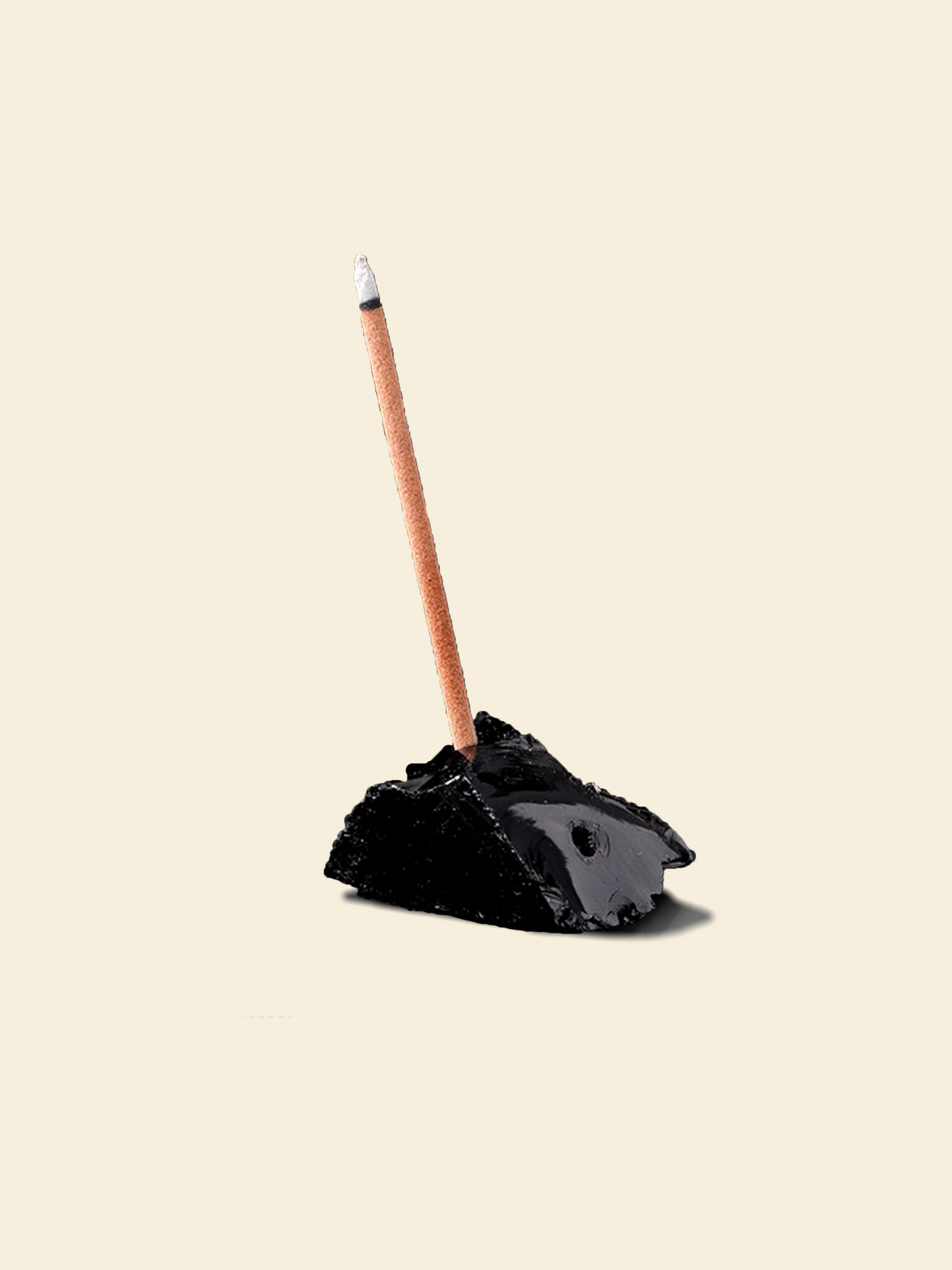 Obsidian Healing Crystal Incense Holder