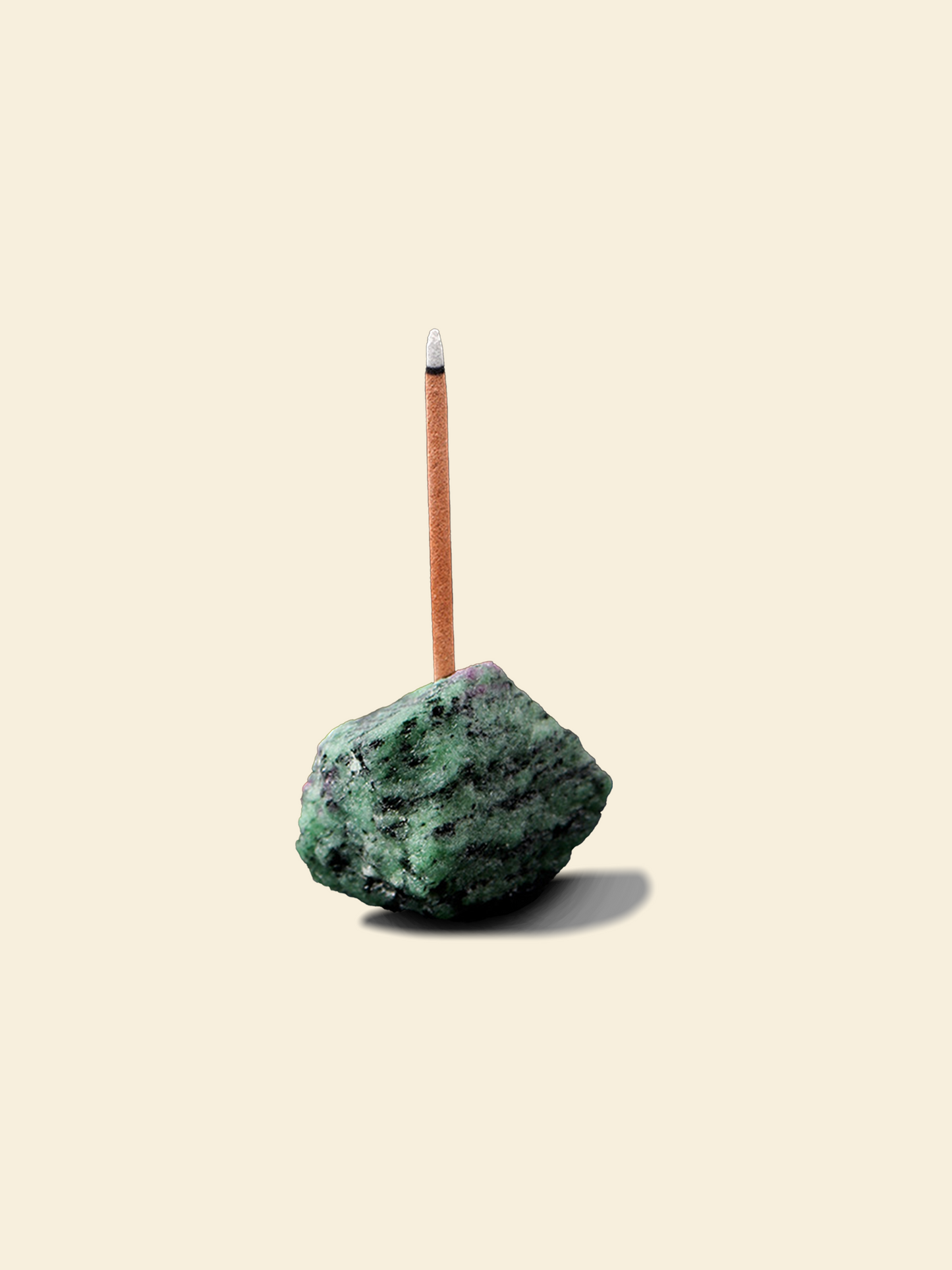 Epidote Crystal Incense Holder