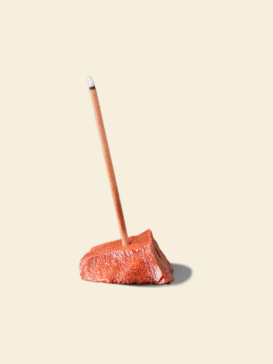 Red Goldstone Incense Holder